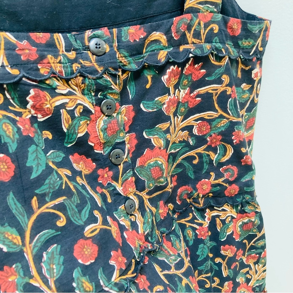 SEZANE 40 Anne Dress black floral